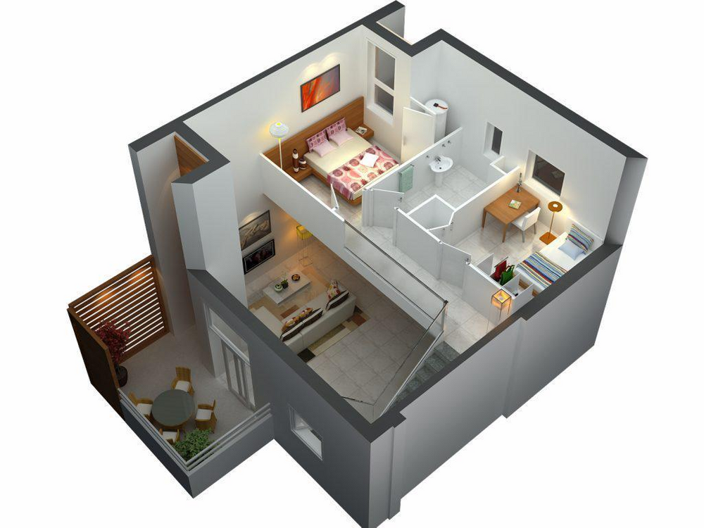 Detail Gambar Rumah Minimalis 3 Dimensi Nomer 33