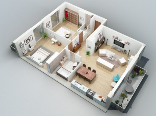 Detail Gambar Rumah Minimalis 3 Dimensi Nomer 36