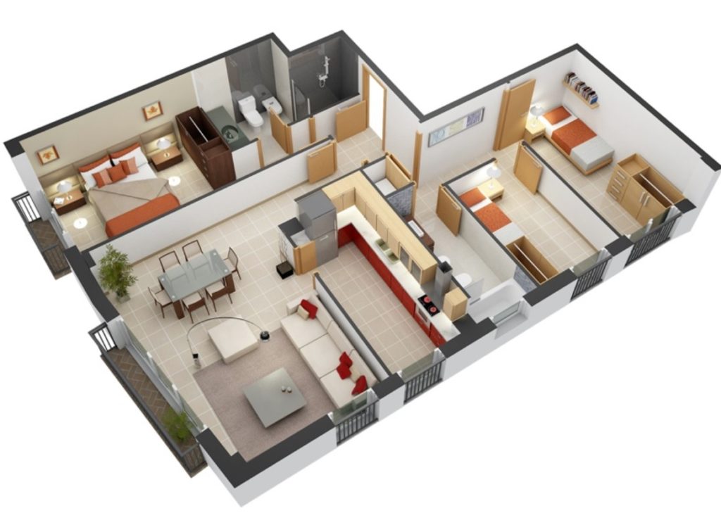 Detail Gambar Rumah Minimalis 3 Dimensi Nomer 51