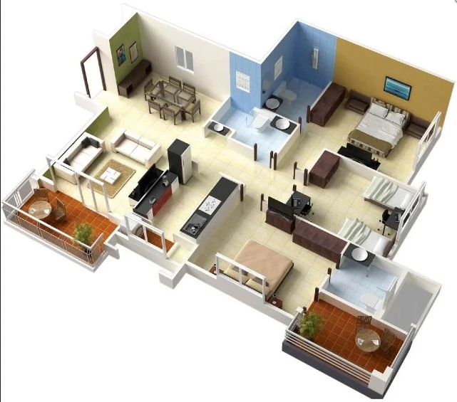 Detail Gambar Rumah Minimalis 3 Kamar Tidur Nomer 41
