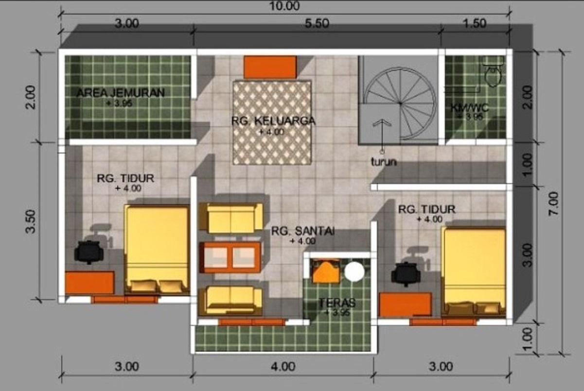 Detail Gambar Rumah Minimalis 5 Bata Nomer 8