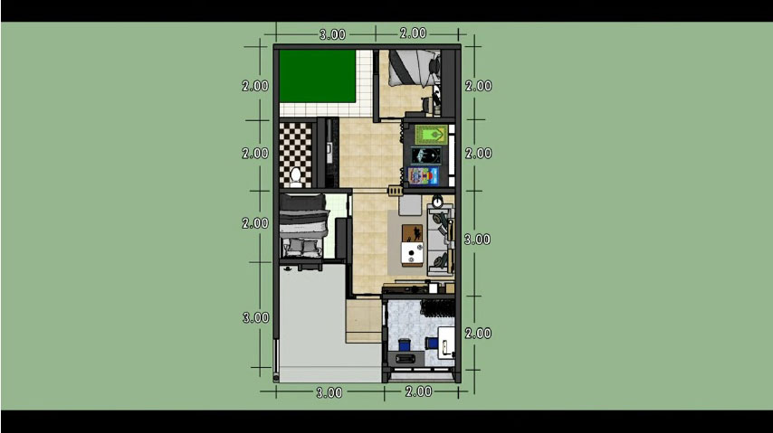 Detail Gambar Rumah Minimalis 5x9 Nomer 39