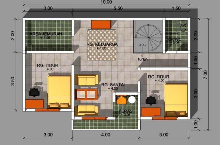 Detail Gambar Rumah Minimalis 6x8 Nomer 24