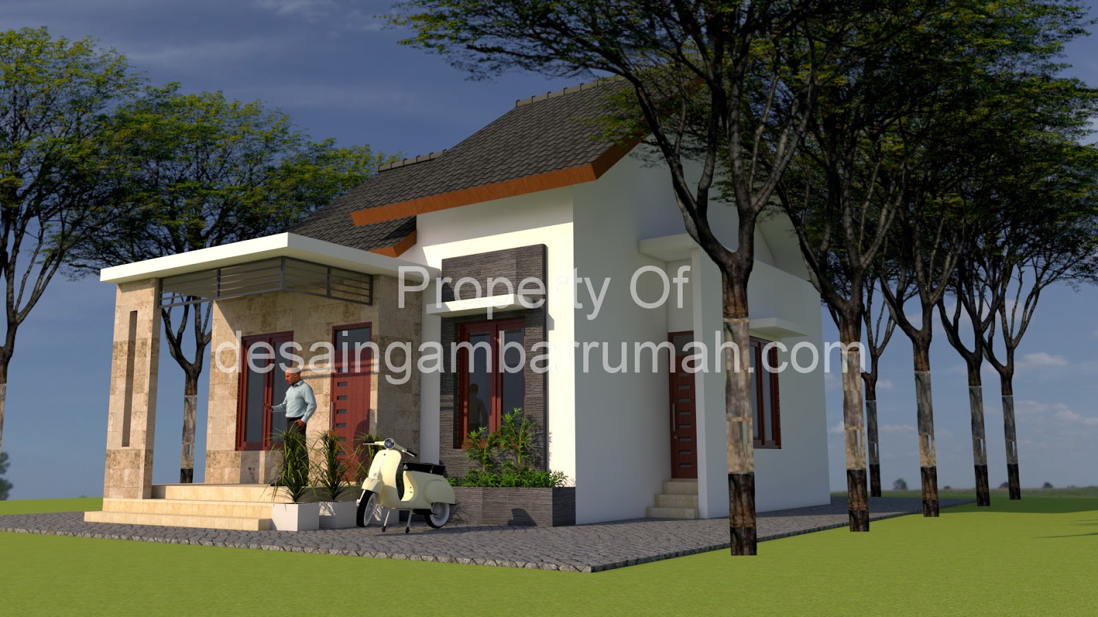 Detail Gambar Rumah Minimalis 8x9 Nomer 25