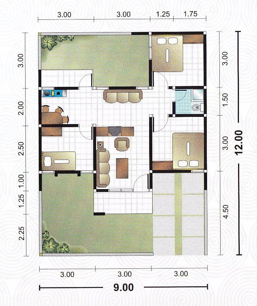 Detail Gambar Rumah Minimalis 9x12 Nomer 53