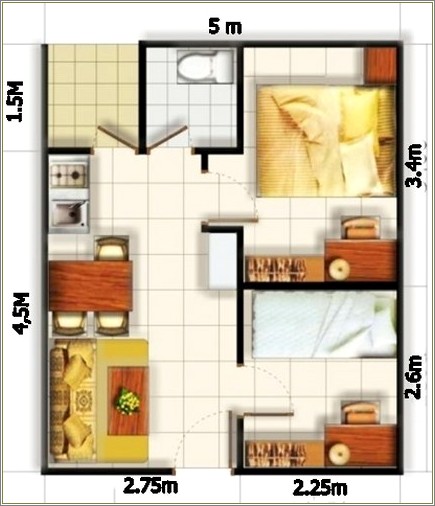 Detail Gambar Rumah Minimalis 9x5 Nomer 39