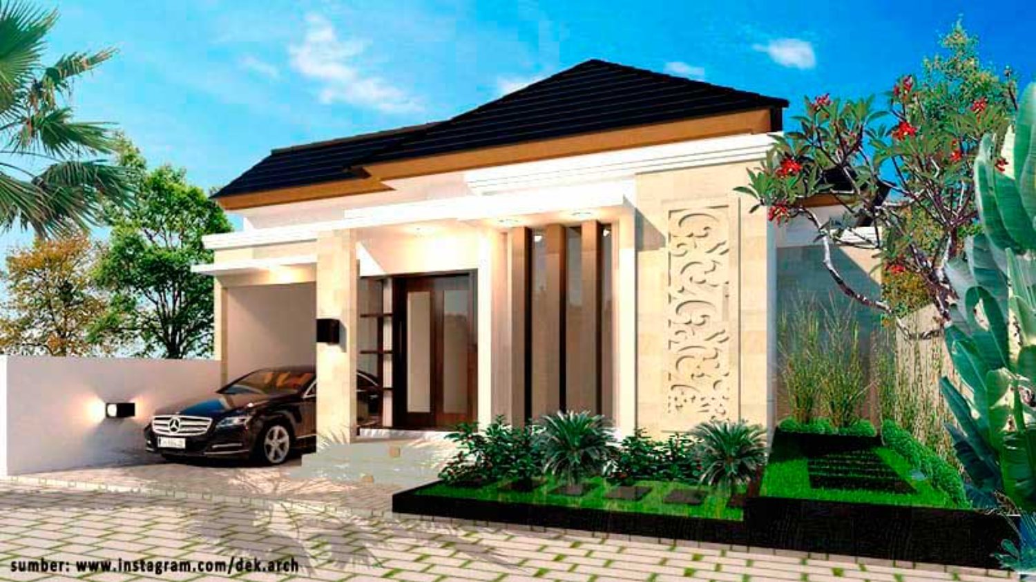 Detail Gambar Rumah Minimalis Bali Nomer 4