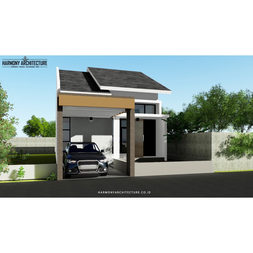 Detail Gambar Rumah Minimalis Lantai Satu Nomer 45