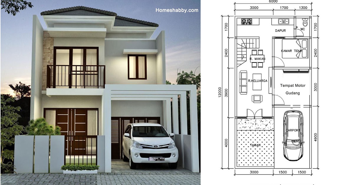 Detail Gambar Rumah Minimalis Sederhana 2 Lantai Nomer 19