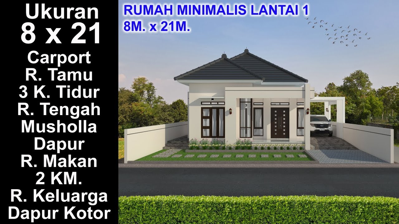 Detail Gambar Rumah Minimalis Tingkat 1 Nomer 32