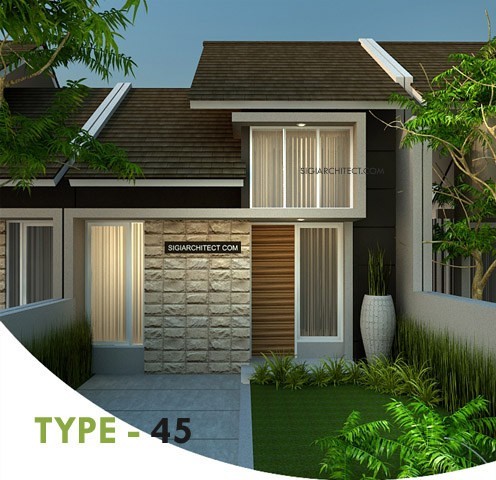 Detail Gambar Rumah Minimalis Tipe 45 Nomer 14