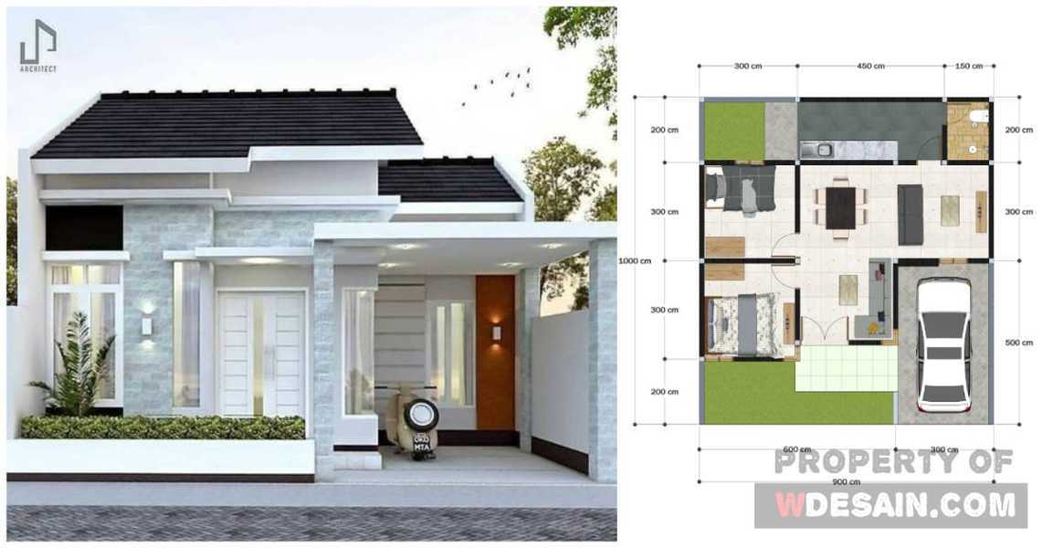 Detail Gambar Rumah Minimalis Tipe 45 Nomer 20