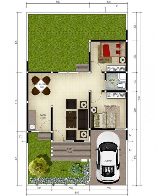 Detail Gambar Rumah Minimalis Type 50 Nomer 4