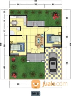 Detail Gambar Rumah Minimalis Type 50 Nomer 36