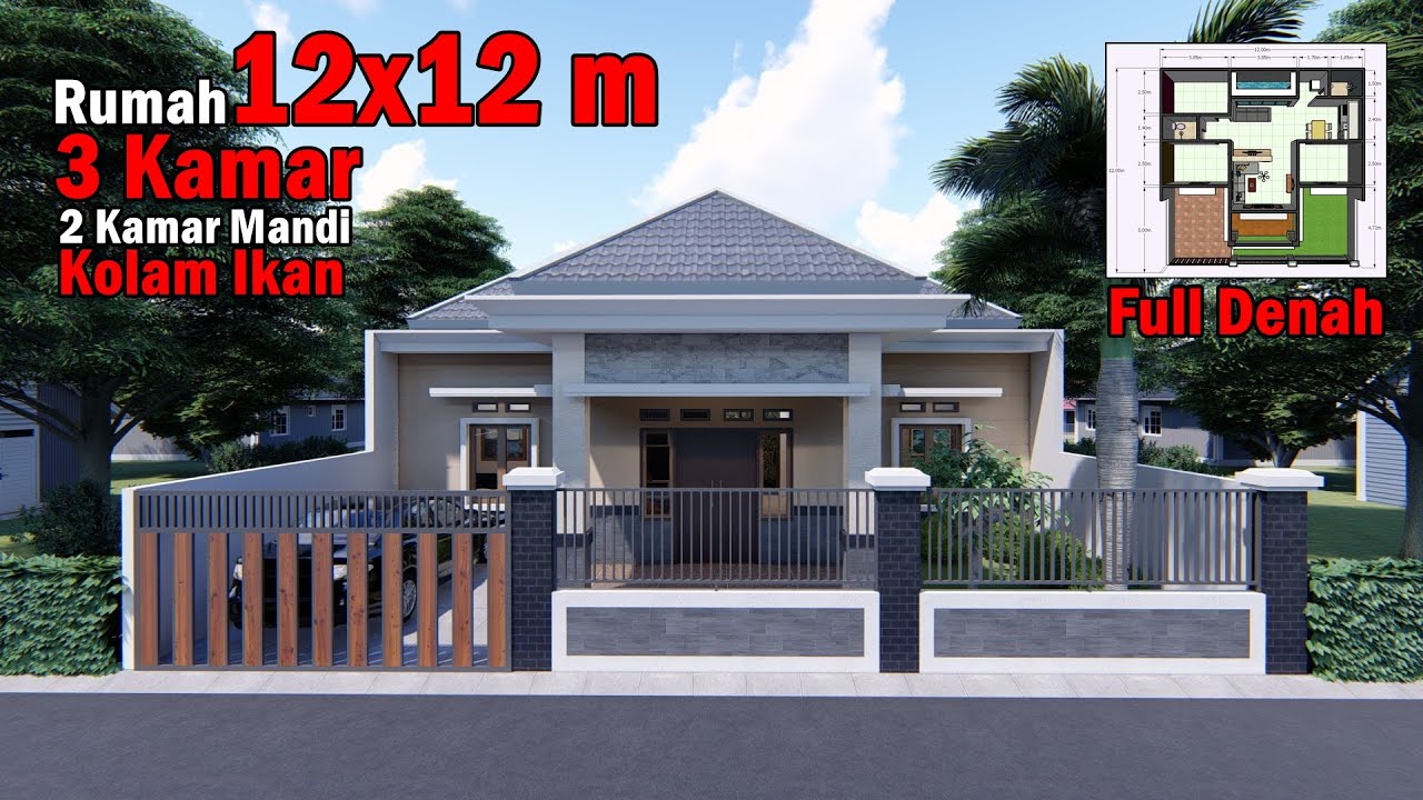 Detail Gambar Rumah Minimalis Ukuran 12x12 Nomer 4