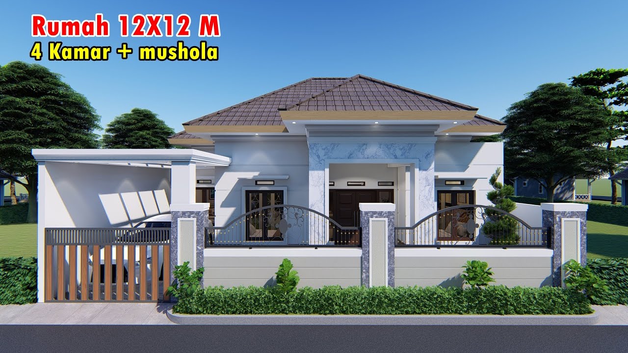 Detail Gambar Rumah Minimalis Ukuran 12x12 Nomer 5