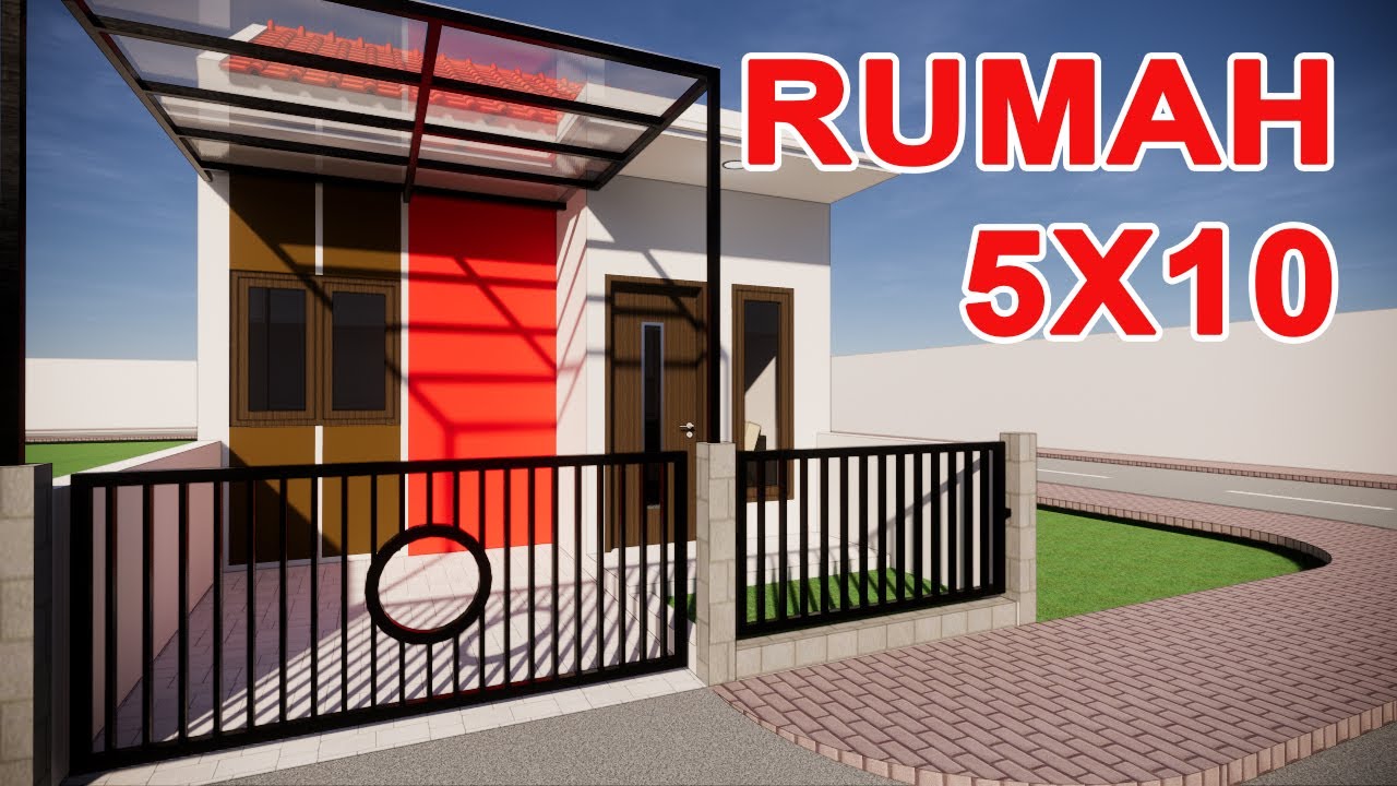 Detail Gambar Rumah Minimalis Ukuran 5x10 Meter Nomer 13