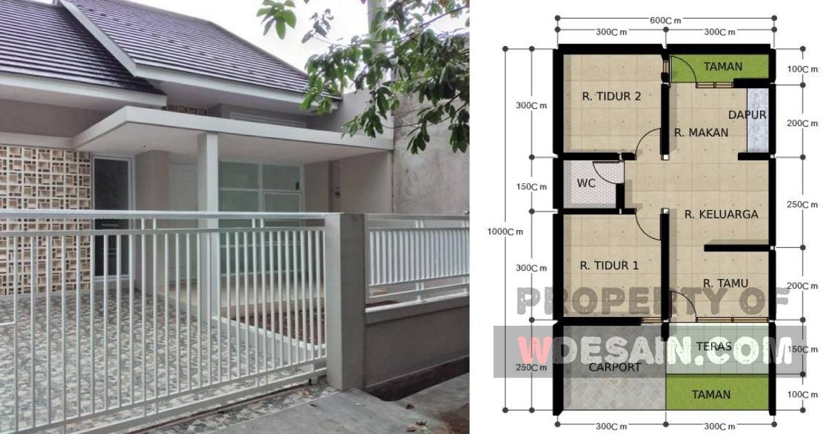 Detail Gambar Rumah Minimalis Ukuran 6x10 Nomer 8