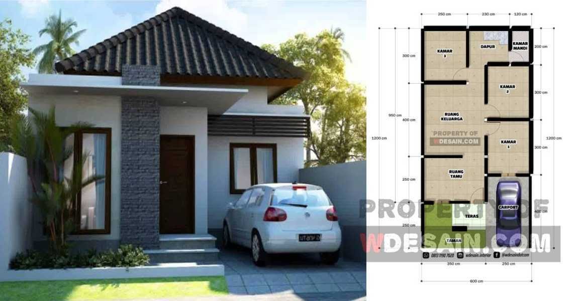 Detail Gambar Rumah Minimalis Ukuran 6x12 Nomer 43