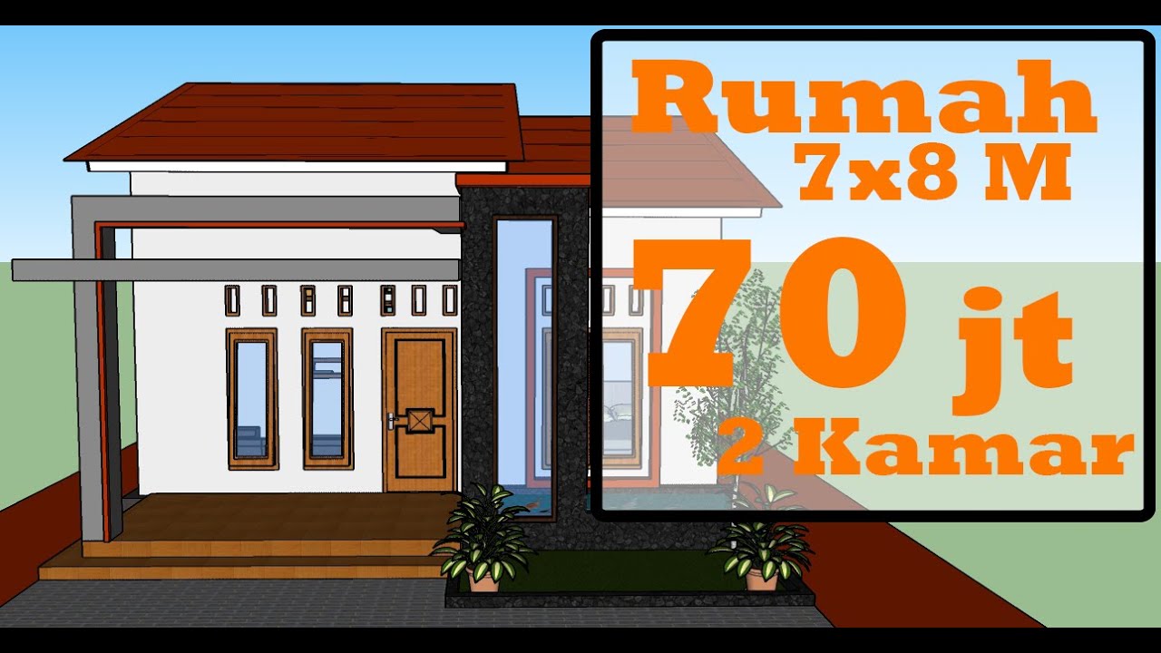Gambar Rumah Minimalis Ukuran 7x8 56+ Koleksi Gambar