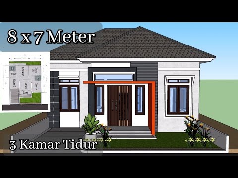 Detail Gambar Rumah Minimalis Ukuran 7x8 Nomer 44