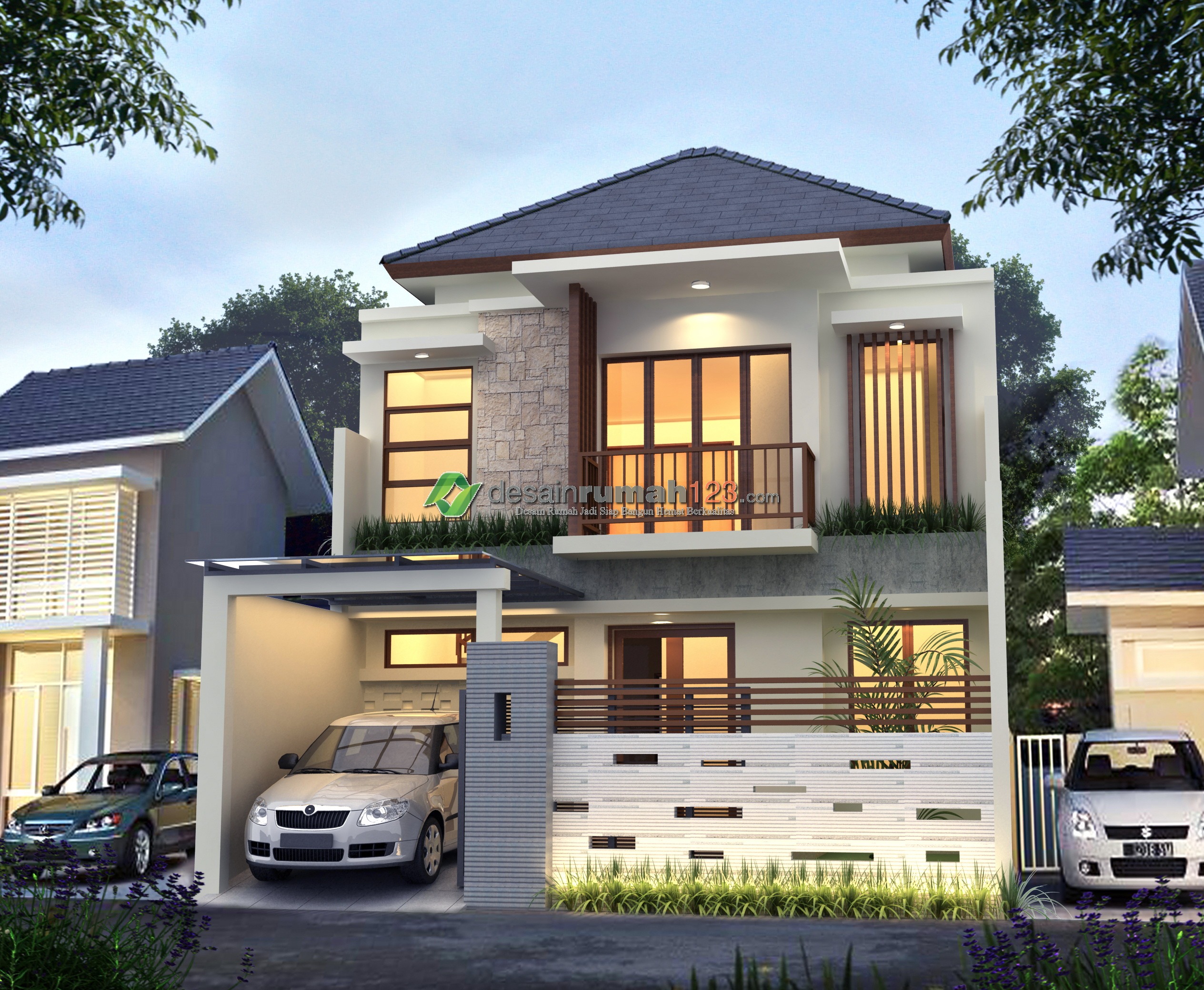 Detail Gambar Rumah Modern 2 Lantai Nomer 45