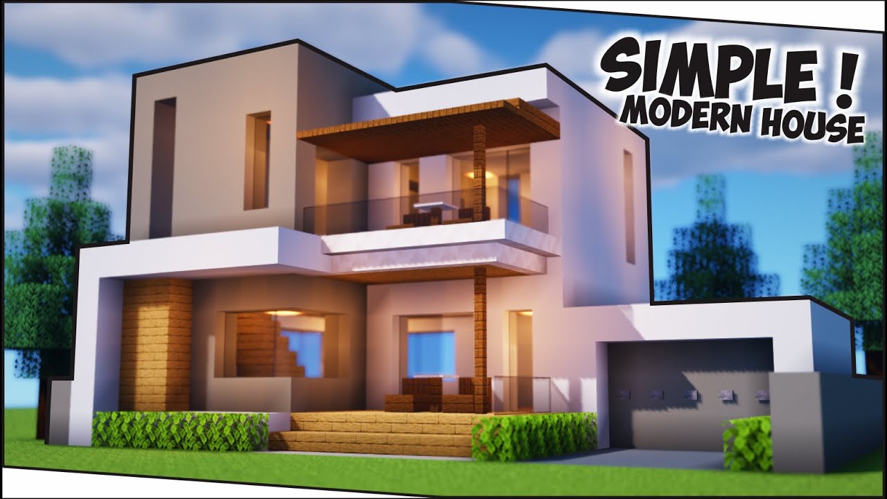 Detail Gambar Rumah Modern Minecraft Nomer 14