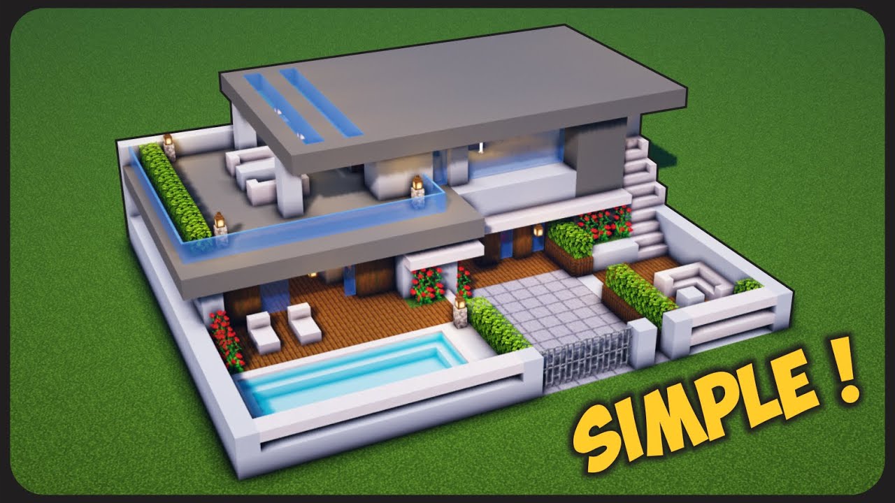 Detail Gambar Rumah Modern Minecraft Nomer 30