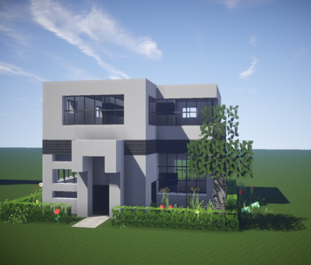 Detail Gambar Rumah Modern Minecraft Nomer 50