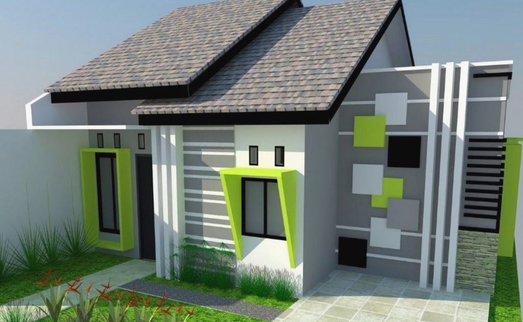 Detail Gambar Rumah Modern Mini Atap Miring Rumah Risha Nomer 2