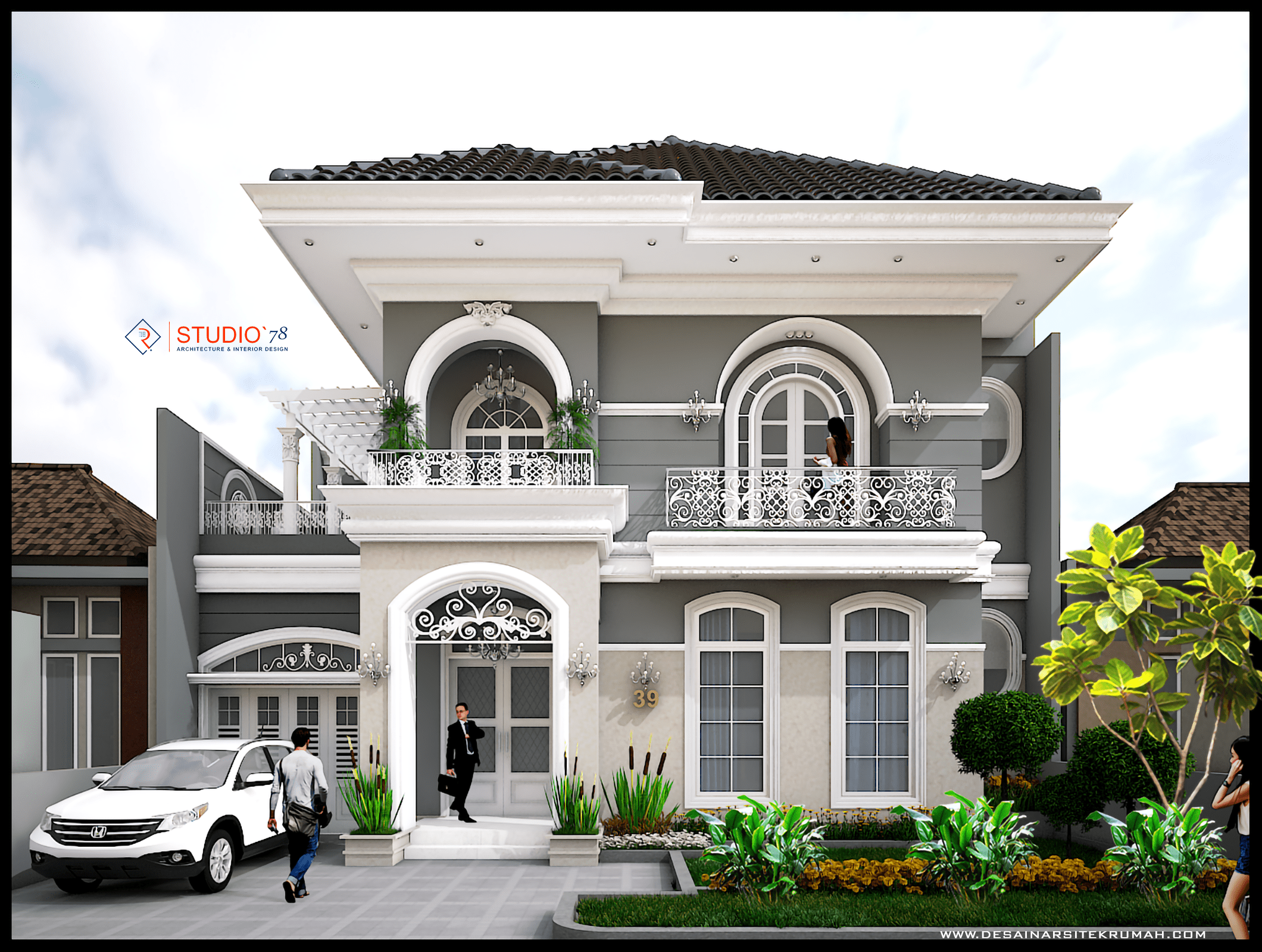 Detail Gambar Rumah Modern Tampak Depan Nomer 7