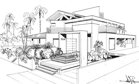 Detail Gambar Rumah Pakai Pensil Nomer 23