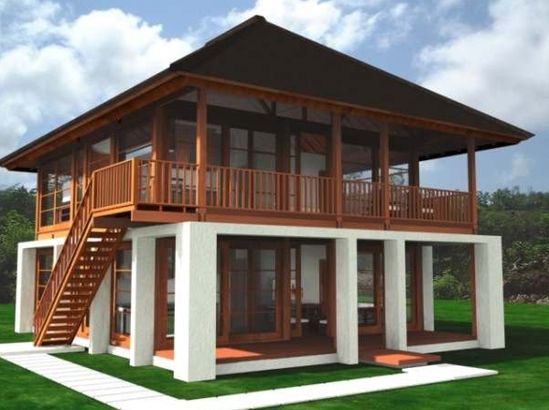 Detail Gambar Rumah Panggung Minimalis Nomer 9