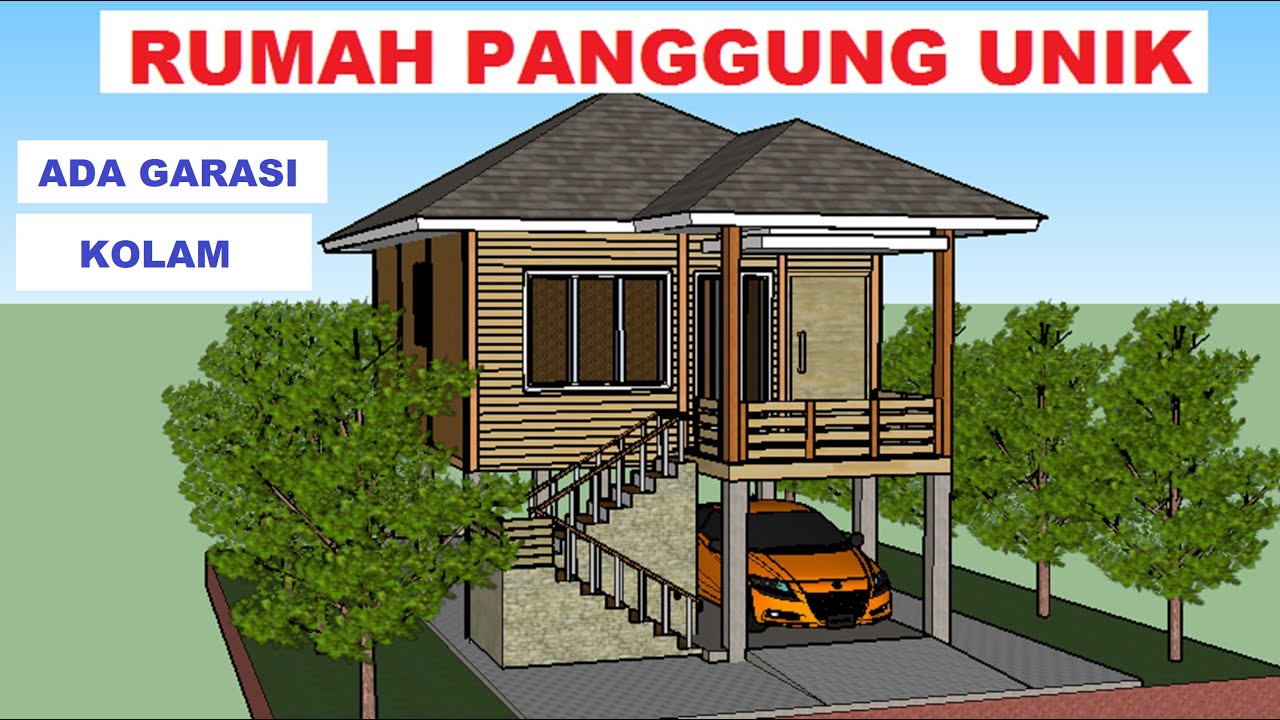 Detail Gambar Rumah Panggung Unik Nomer 42