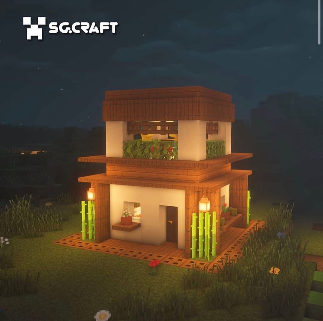Detail Gambar Rumah Sederhana Di Minecraft Nomer 39