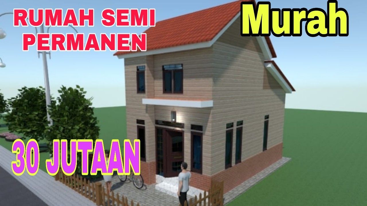 Detail Gambar Rumah Semi Permanen Setengah Tembok Nomer 41