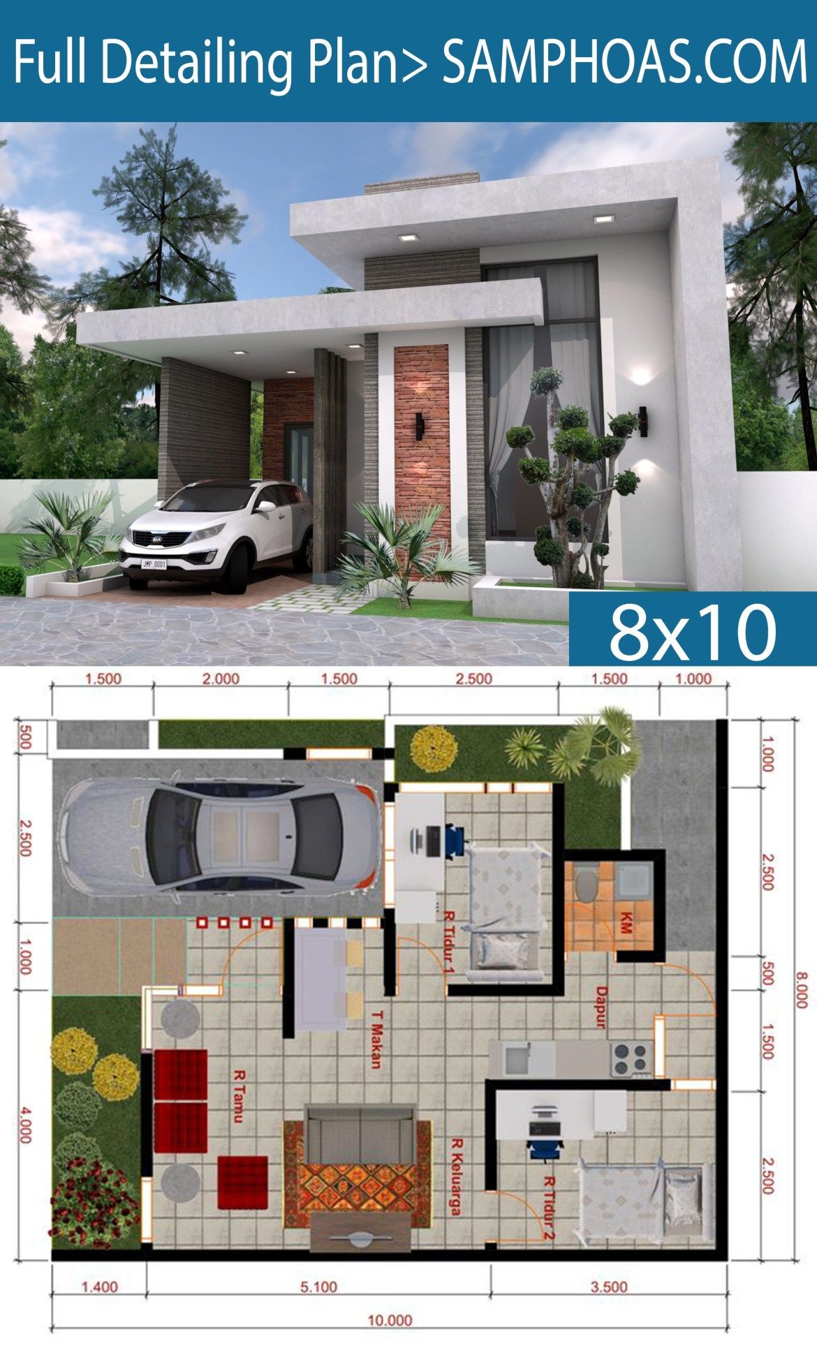 Detail Gambar Rumah Sketchup Nomer 34