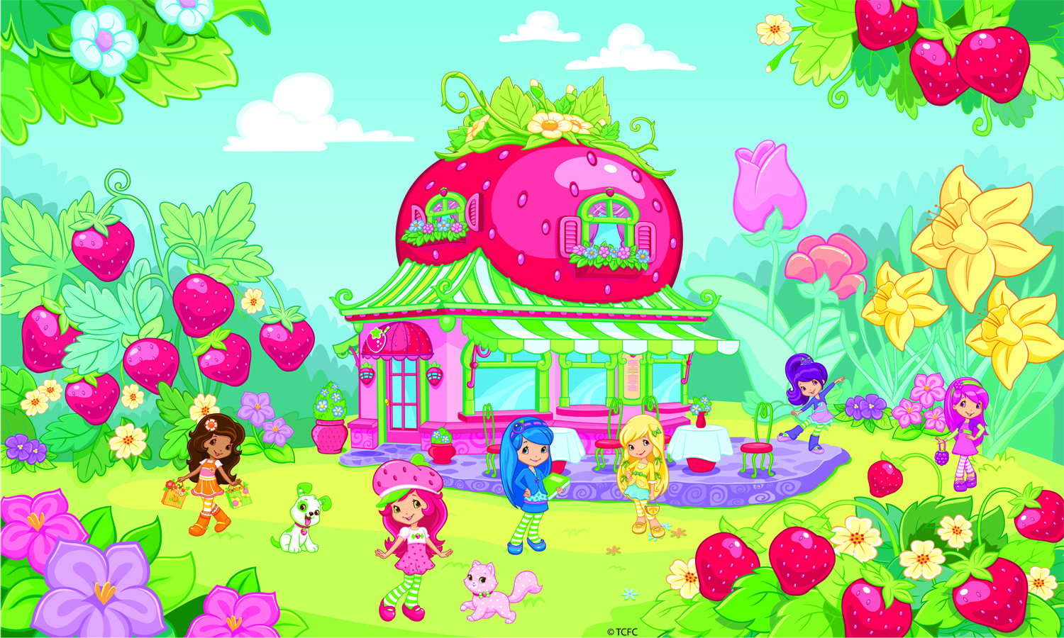 Detail Gambar Rumah Strawberry Shortcake And Friend Nomer 5