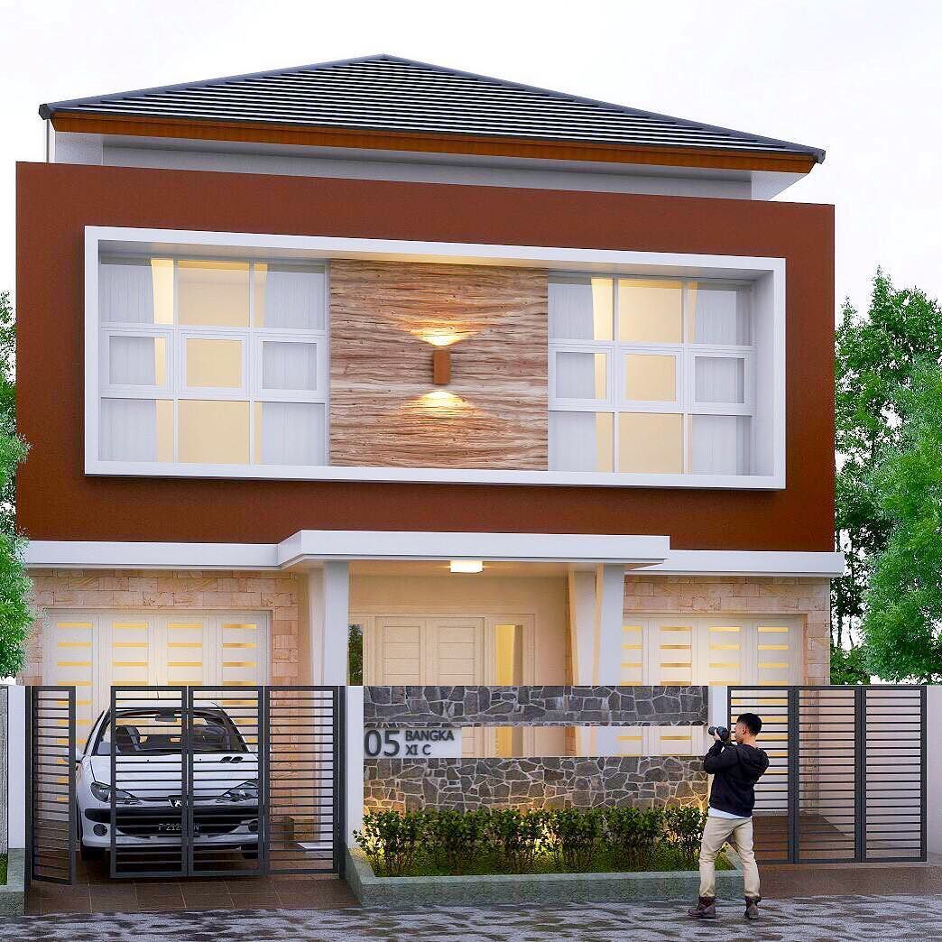 Detail Gambar Rumah Tampak Depan 2 Lantai Nomer 16