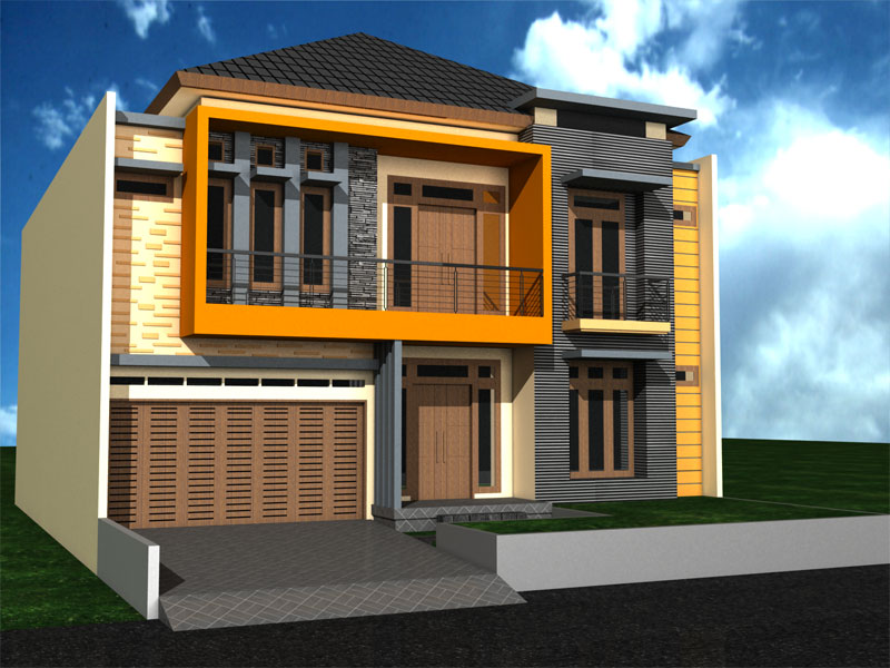 Detail Gambar Rumah Tampak Depan 2 Lantai Nomer 6