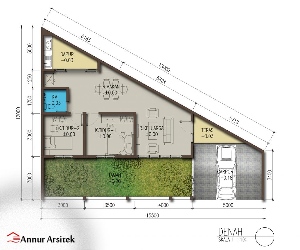 Detail Gambar Rumah Tanah Segi Tiga Nomer 34