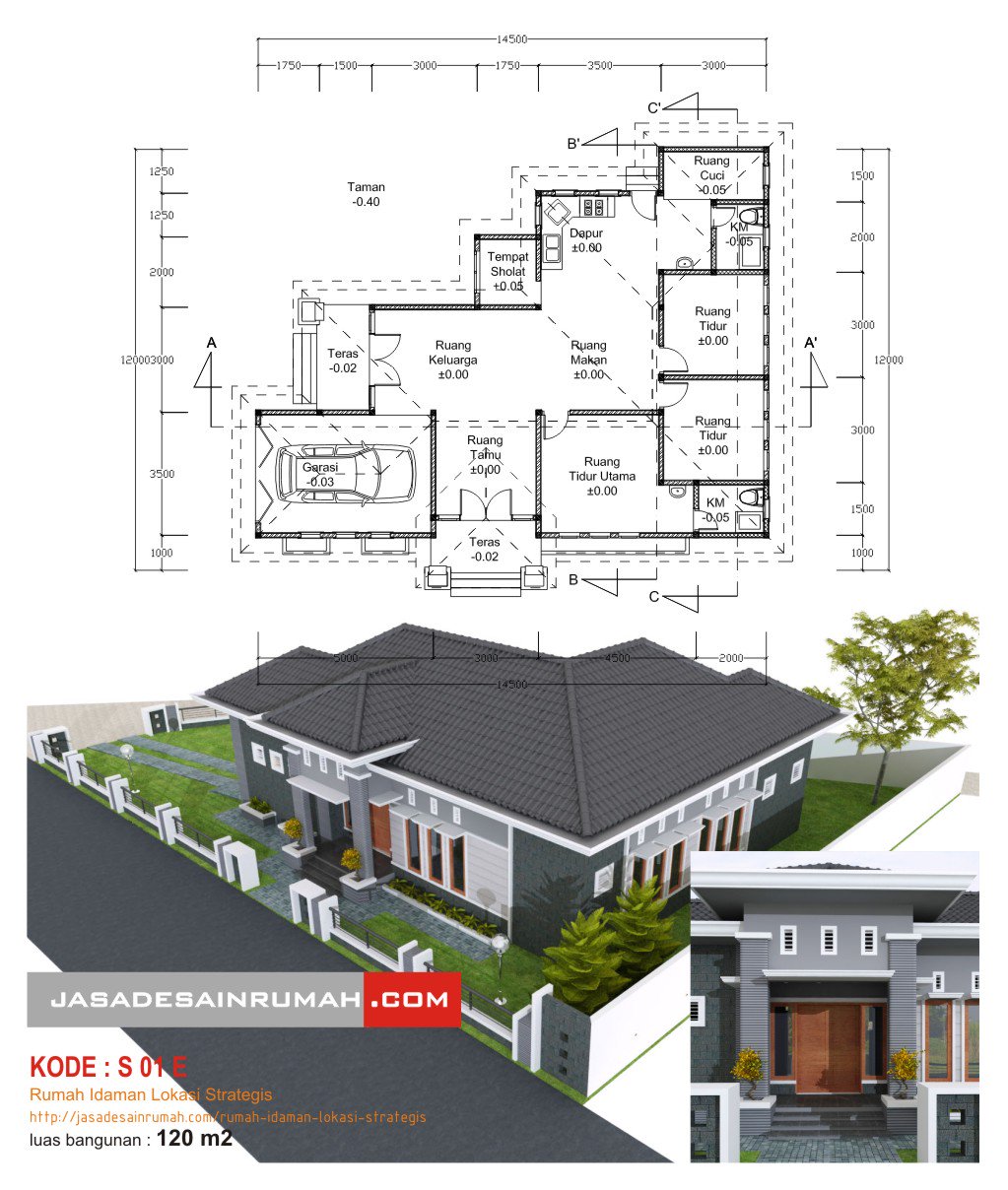 Detail Gambar Rumah Tanah Segi Tiga Nomer 40