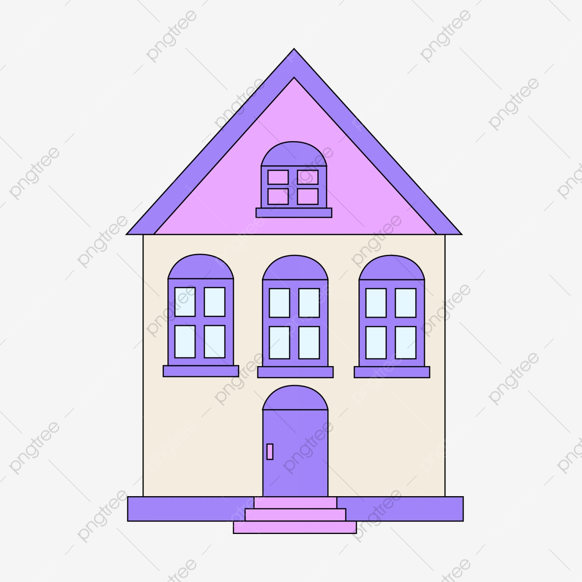 Detail Gambar Rumah Tanpa Warna Png Nomer 10