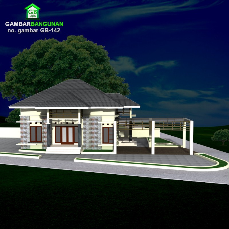 Detail Gambar Rumah Teras Samping Dan Depan Nomer 24