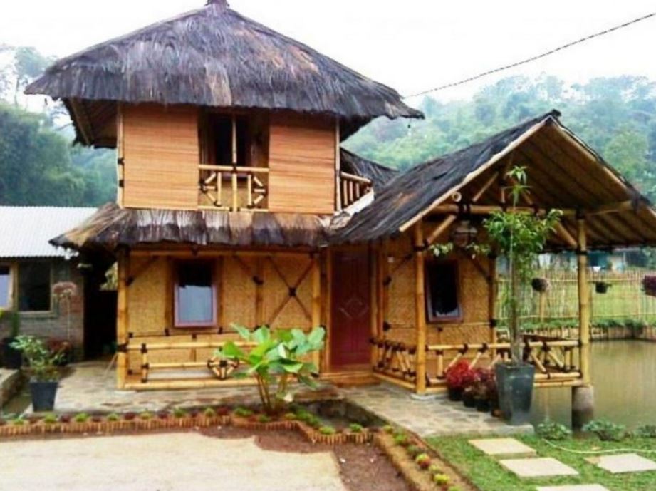 Detail Gambar Rumah Terbuat Dari Bambu Nomer 35