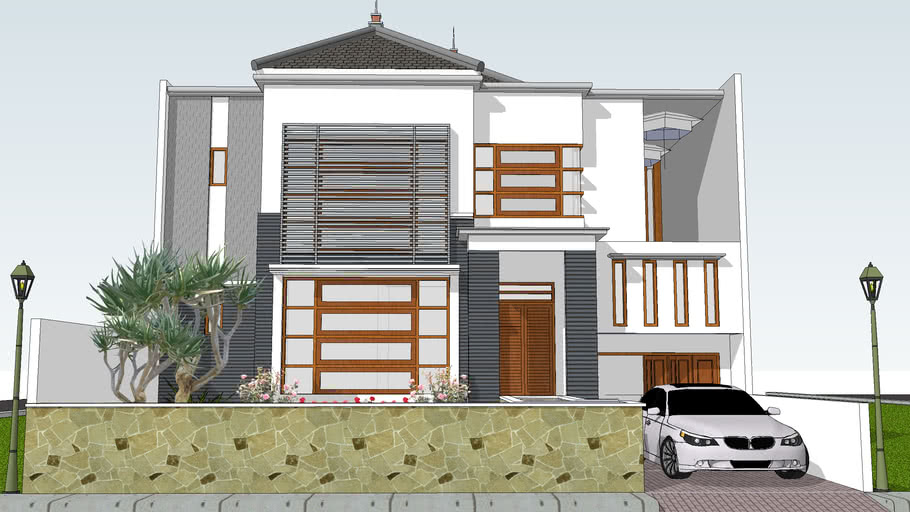 Detail Gambar Rumah Tingkat 2 Minimalis Nomer 35