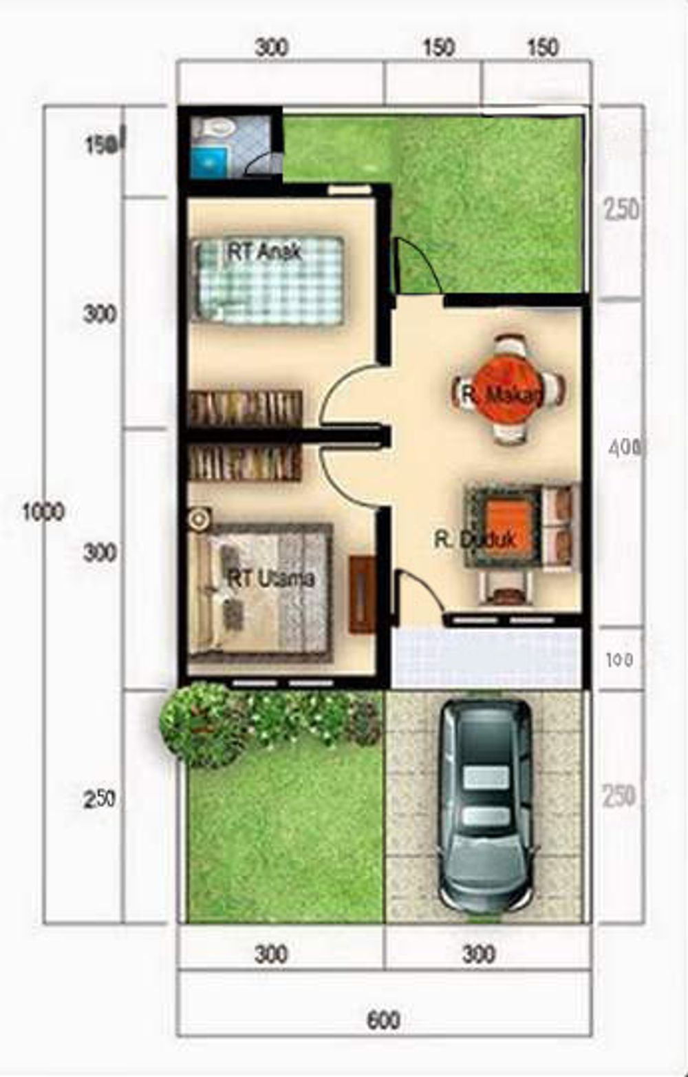 Detail Gambar Rumah Tipe 32 Nomer 33