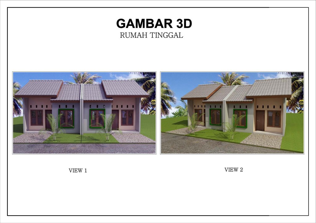 Detail Gambar Rumah Tipe 36 Gambar 3 Dimensi Nomer 21