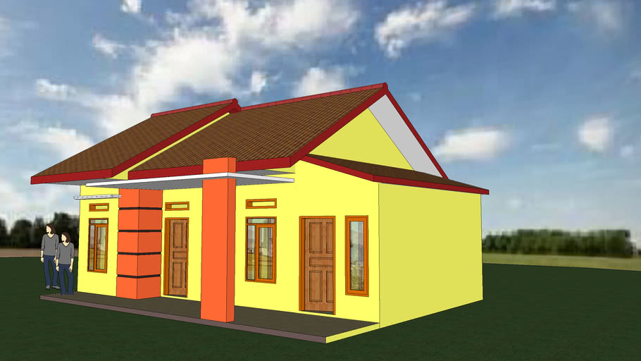 Detail Gambar Rumah Tipe 36 Gambar Awan 3d Nomer 15