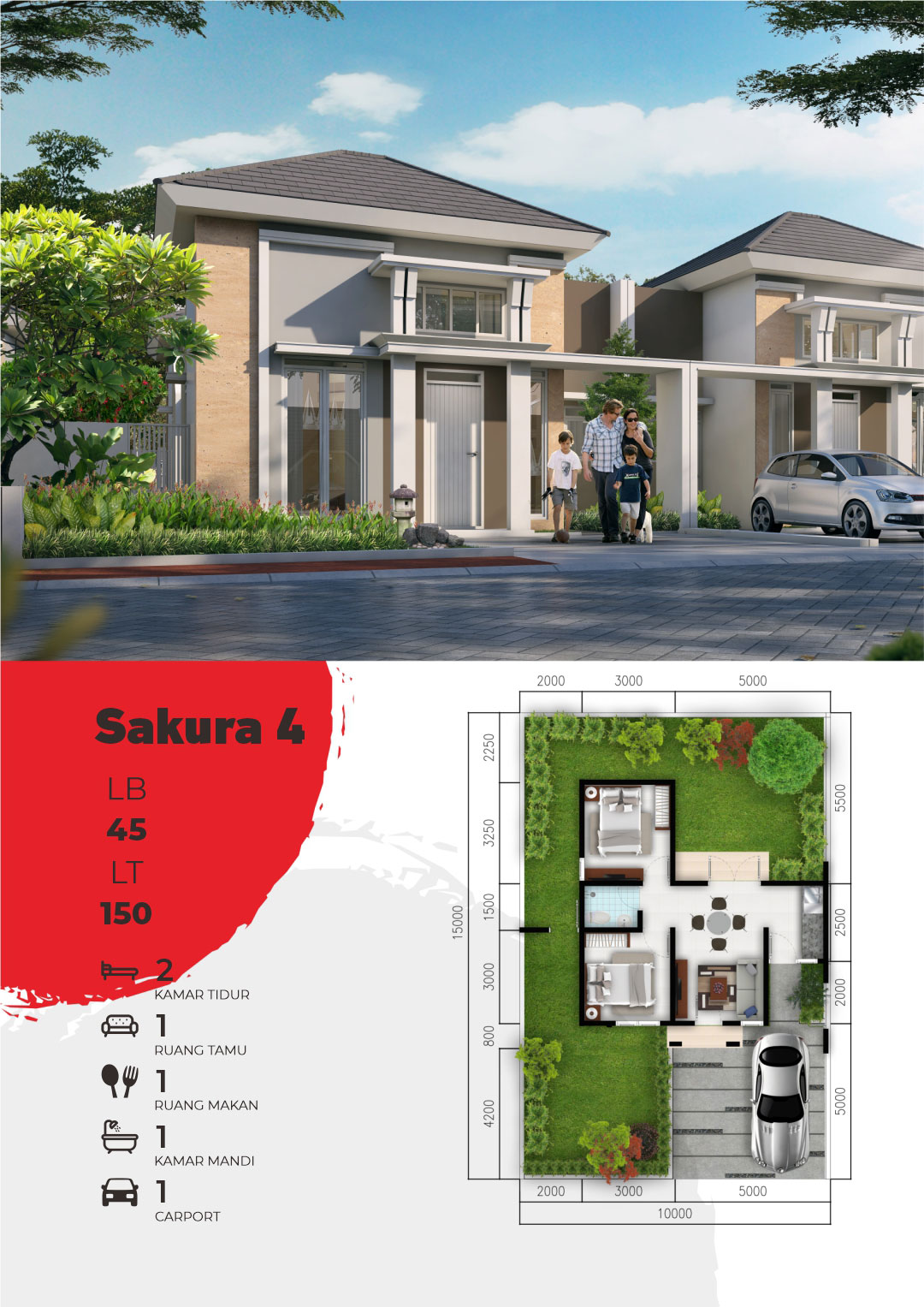 Detail Gambar Rumah Tipe 36 Gambar Jalan Paving Blok 3d Nomer 44